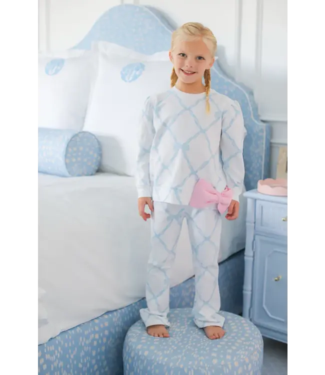 Beaufort Bonnet Belle Meade Bow/Blue Patty Pants