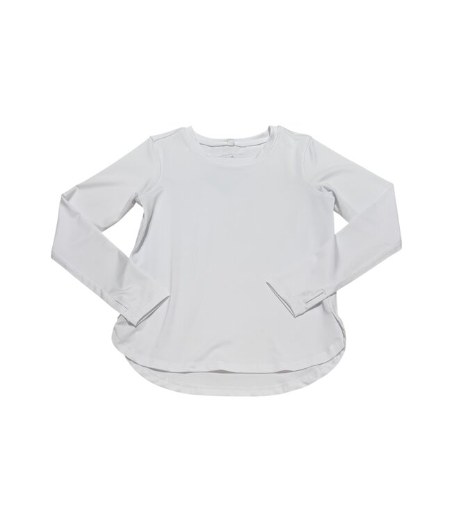 White L/S Tee