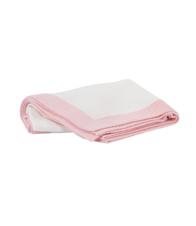 A Soft Idea Border Knit Blanket