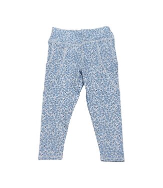 Blue Floral Legging