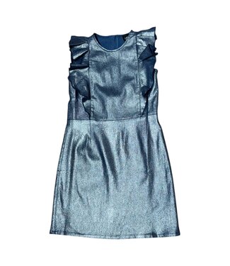 Little Olin Silver Denim Dress
