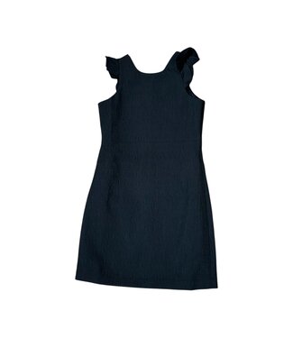 Little Olin Black Ruffle Dress