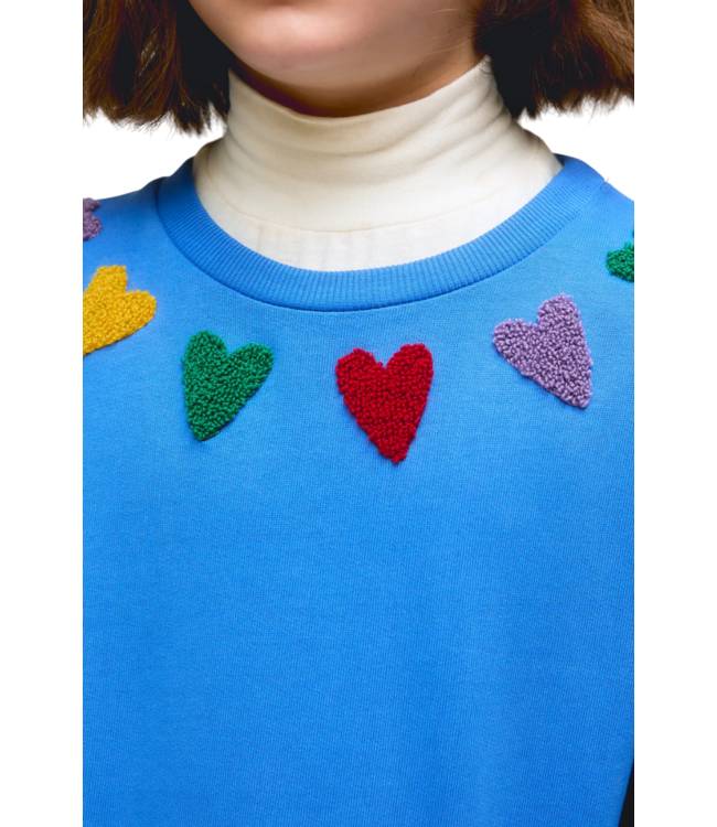 Compania Fantastica Blue Heart Sweater
