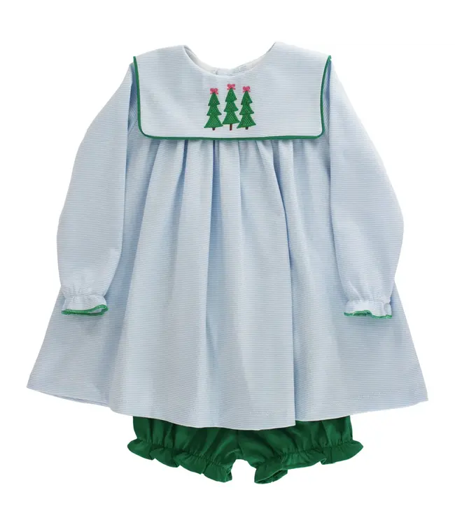 Bailey Boys Enchanted Evergreens Knit Float w/Bloomers