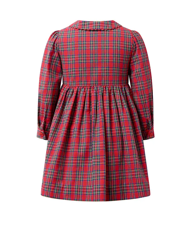 Rachel Riley Tartan Button Front Dress