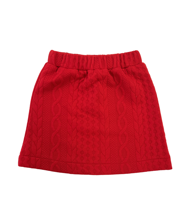 Bisby Cherry Quilted Mini Skirt