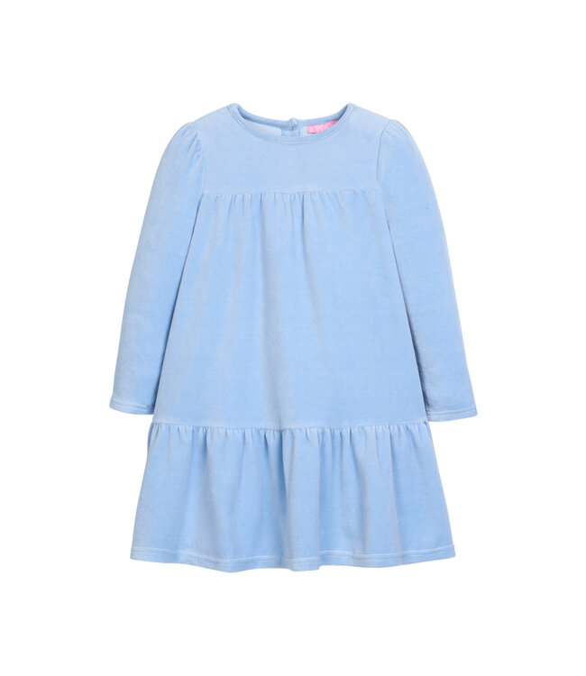 Bisby Periwinkle Velour Lisle Dress