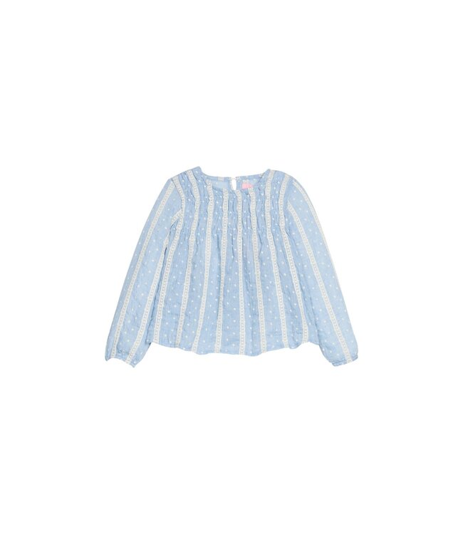 Bisby Sky Dobby Stripe Anita Top