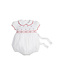 Little English Holly Smocked Claiborne Bubble