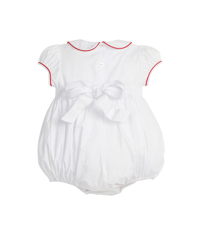 Little English Holly Smocked Claiborne Bubble