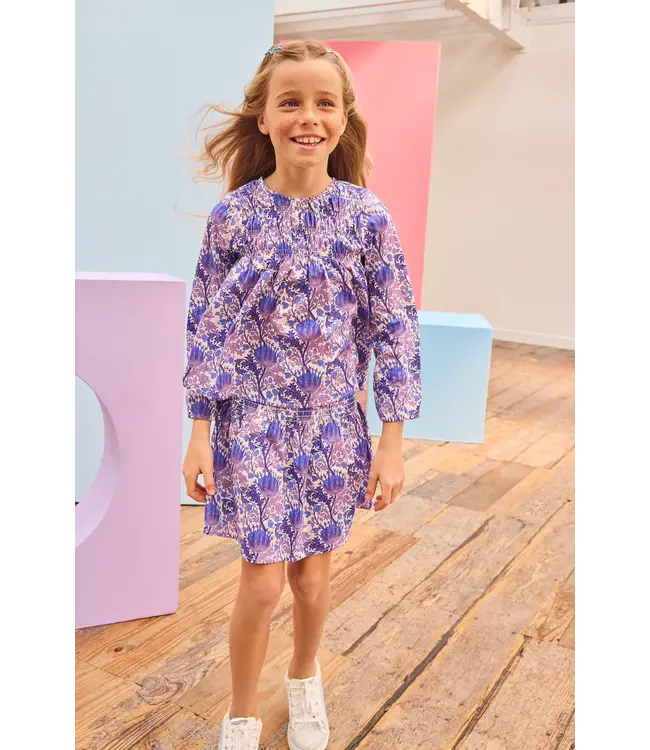 Bisby Concord Floral Ruched Circle Skirt