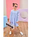 Bisby Periwinkle Velour Lisle Dress