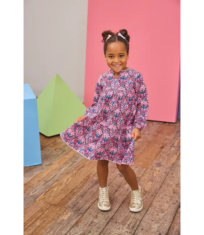 Bisby Foxcroft Winter Floral Positano L/S Dress