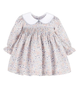 Sophie and Lucas Blue Sweater Weather Pleat Dress