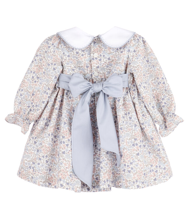 Sophie and Lucas Blue Sweater Weather Pleat Dress