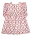 Smocking Bird Holiday Bow Striped Dress