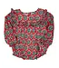 Smocking Bird Christmas Floral w/Gold Lurex Bubble