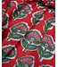 Smocking Bird Christmas Floral w/Gold Lurex Bubble