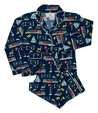 Smockingbird Polar Express PJ Set