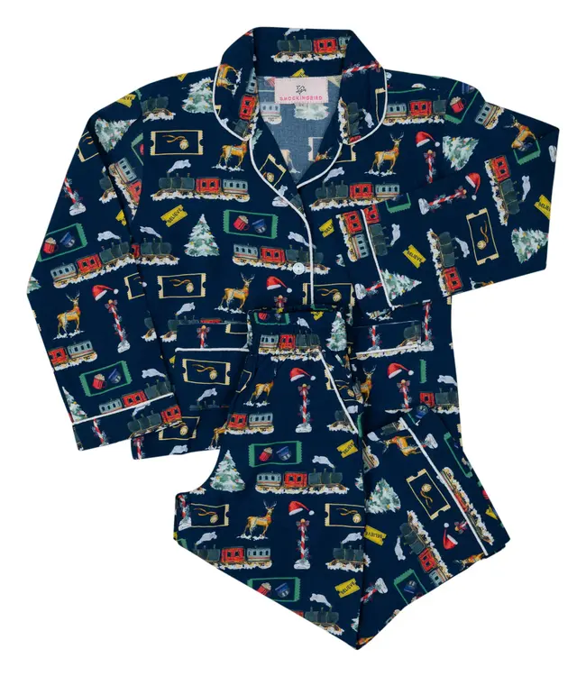 Smocking Bird Polar Express PJ Set