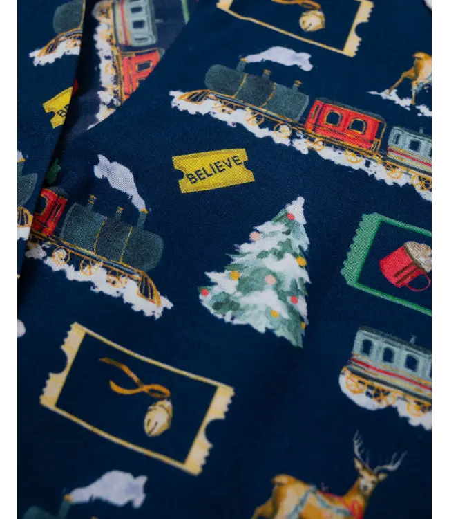 Smocking Bird Polar Express PJ Set