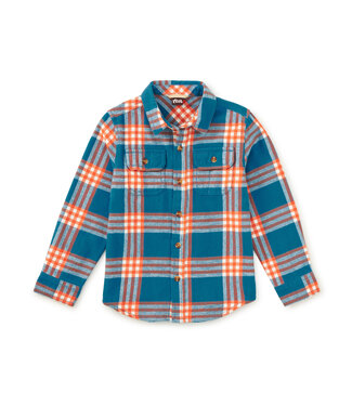 Tea Collection Flannel Button Up Shirt