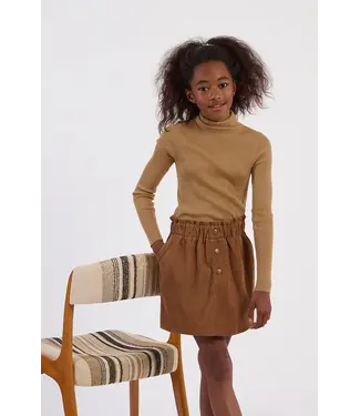Molly Bracken Camel Woven Skirt