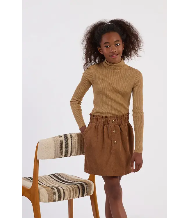 Molly Bracken Camel Woven Skirt