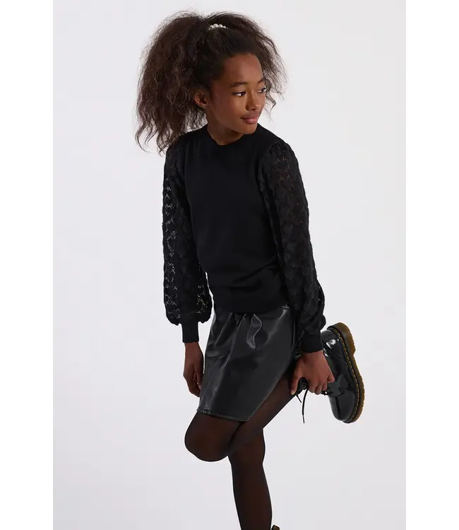 Molly Bracken Black Knitted Sweater