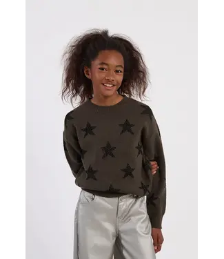 Molly Bracken Khaki Knitted Sweater