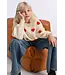 Molly Bracken Off White w/Red Hearts Knitted Sweater