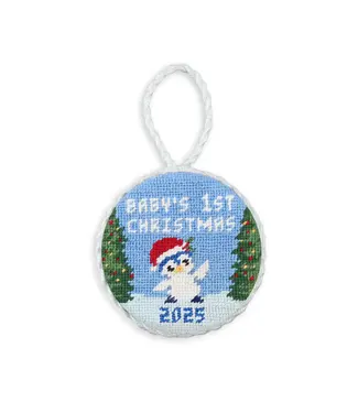 Smathers & Branson Baby's 1st Christmas Penguin 2025 Ornament