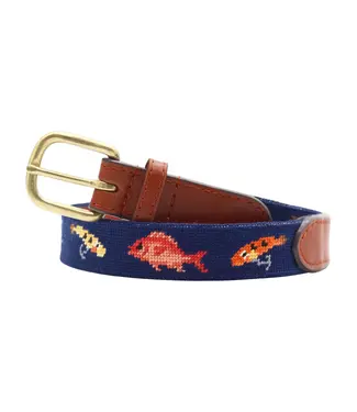 Smathers & Branson Navy Fish And Tackle Belt