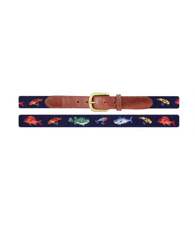 Smathers & Branson Navy Fish And Tackle Belt