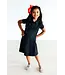 Black S/S Polo Dress