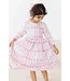 Mila & Rose Pink Plaid 3/4 Sleeve Ruffle Twirl Dress