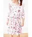Mila & Rose Pink Christmas 3/4 Sleeve Ruffle Twirl Dress