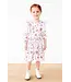 Mila & Rose Pink Christmas 3/4 Sleeve Ruffle Twirl Dress