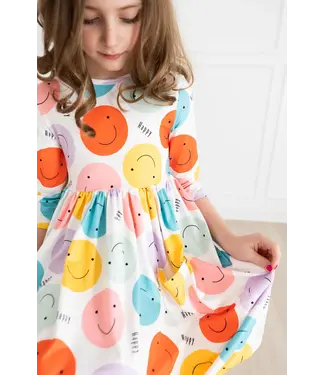 Mila & Rose Happy Days 3/4 Pocket Twirl Dress