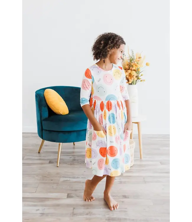 Mila & Rose Happy Days 3/4 Pocket Twirl Dress
