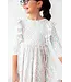 Mila & Rose Pumpkin Kisses, Harvest Wishes 3/4 Sleeve Ruffle Twirl Dress