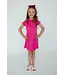 Hot Pink S/S Polo Dress