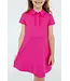 Hot Pink S/S Polo Dress