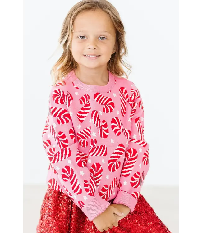 Mila & Rose Candy Cane Sweater