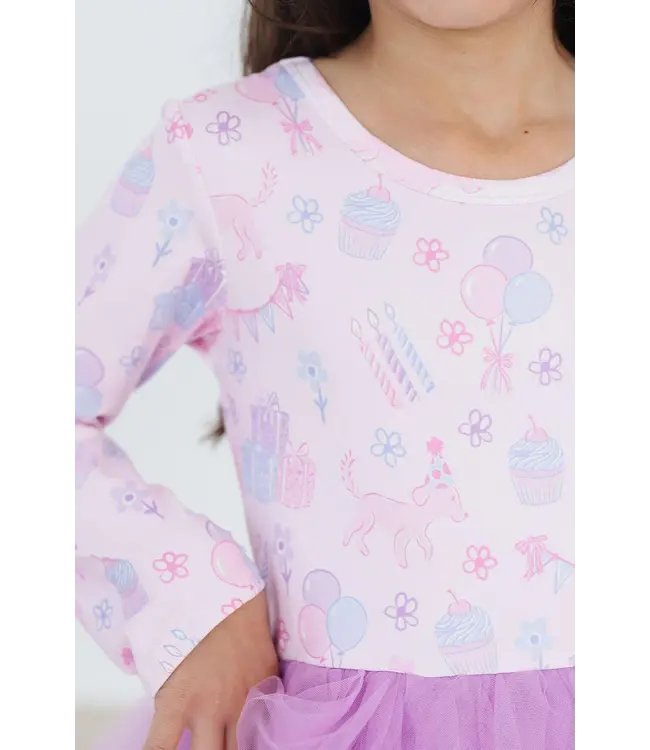 Mila & Rose Party Princess L/S Tutu Dress