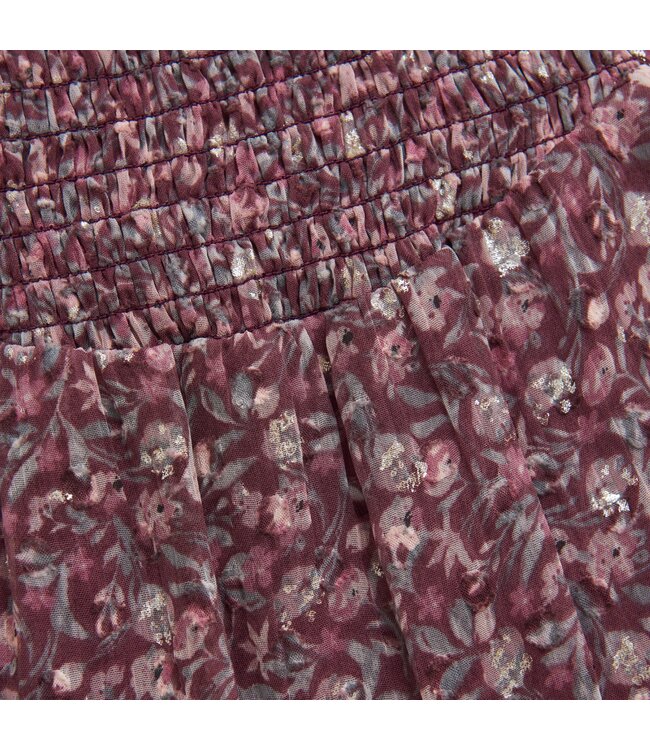 Creamie Vineyard Wine Dobby Dress