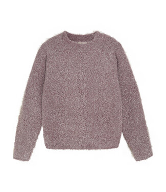Creamie Crushed Berry Knit Glitter Pullover