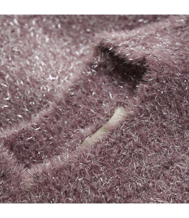Creamie Crushed Berry Knit Glitter Pullover