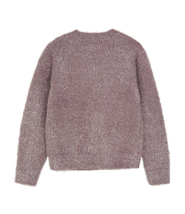 Creamie Crushed Berry Knit Glitter Pullover