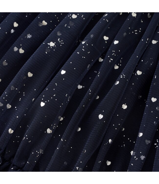 Creamie Black Iris Mesh Dress